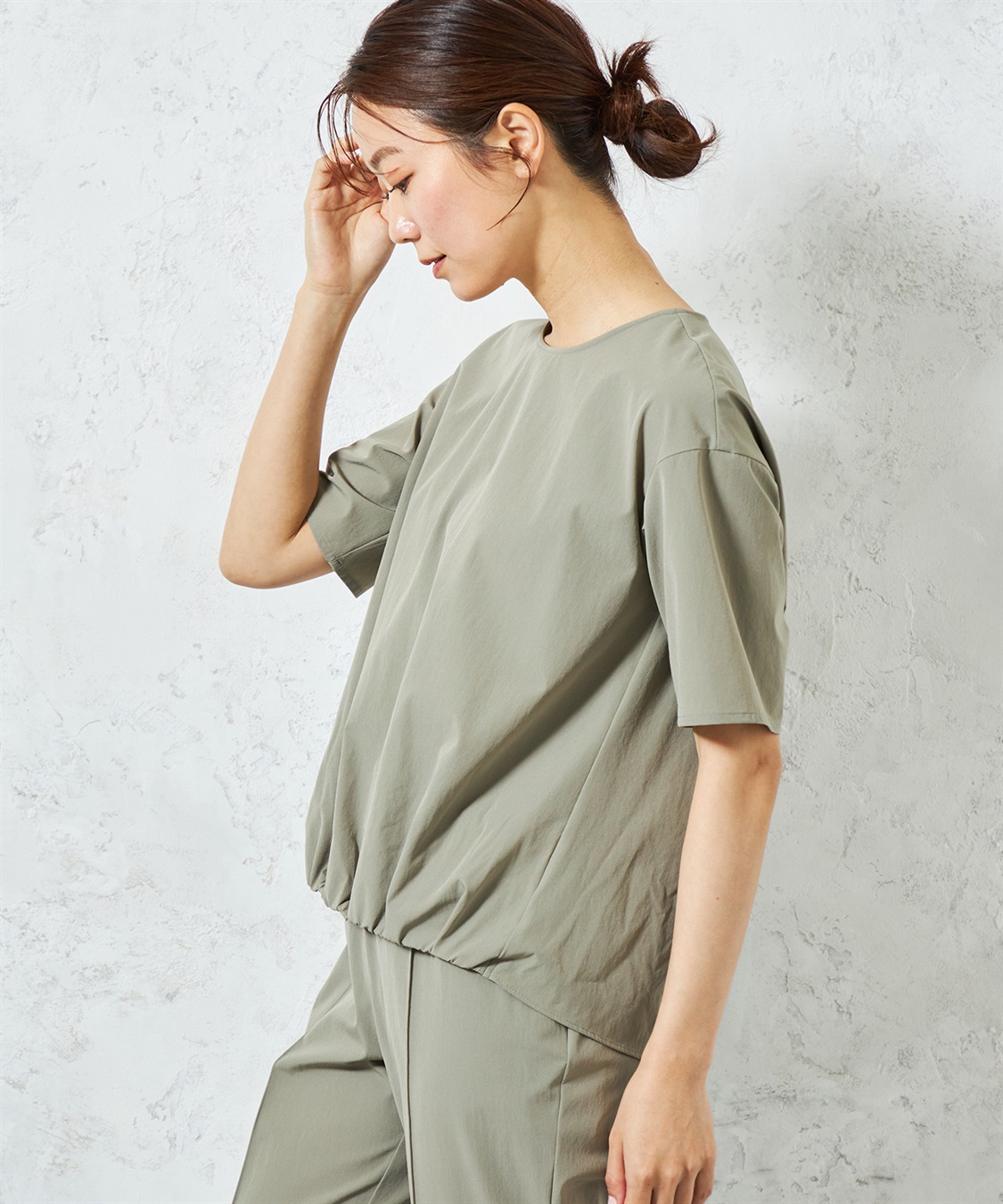 A/C DESIGN BY ALPHA CUBIC 【セットアップ対応】【はっ水・冷感】ラッシュガードブラウス_sub_22