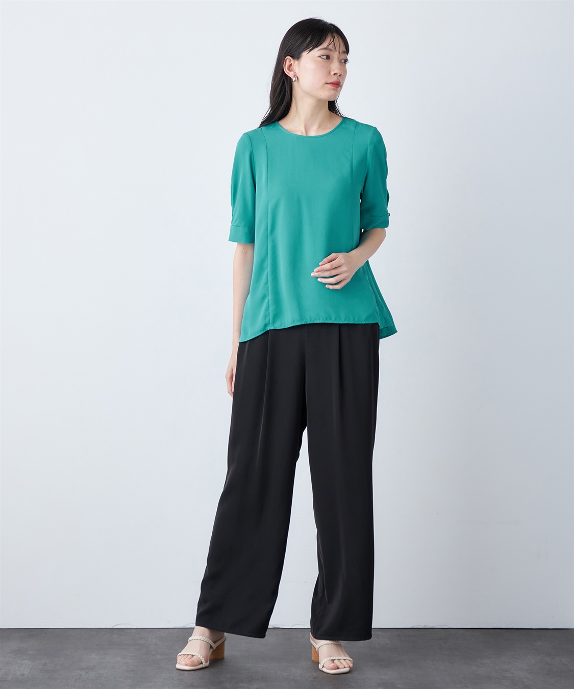 A/C DESIGN BY ALPHA CUBIC 【UVカット・冷感】切替チュニック_sub_2