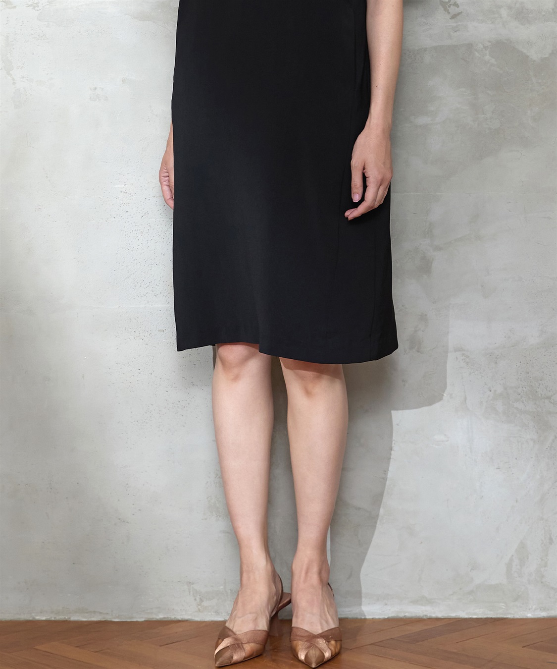 A/C DESIGN BY ALPHA CUBIC 【UVカット・冷感・ウォッシャブル】フレアスリーブワンピース_sub_4