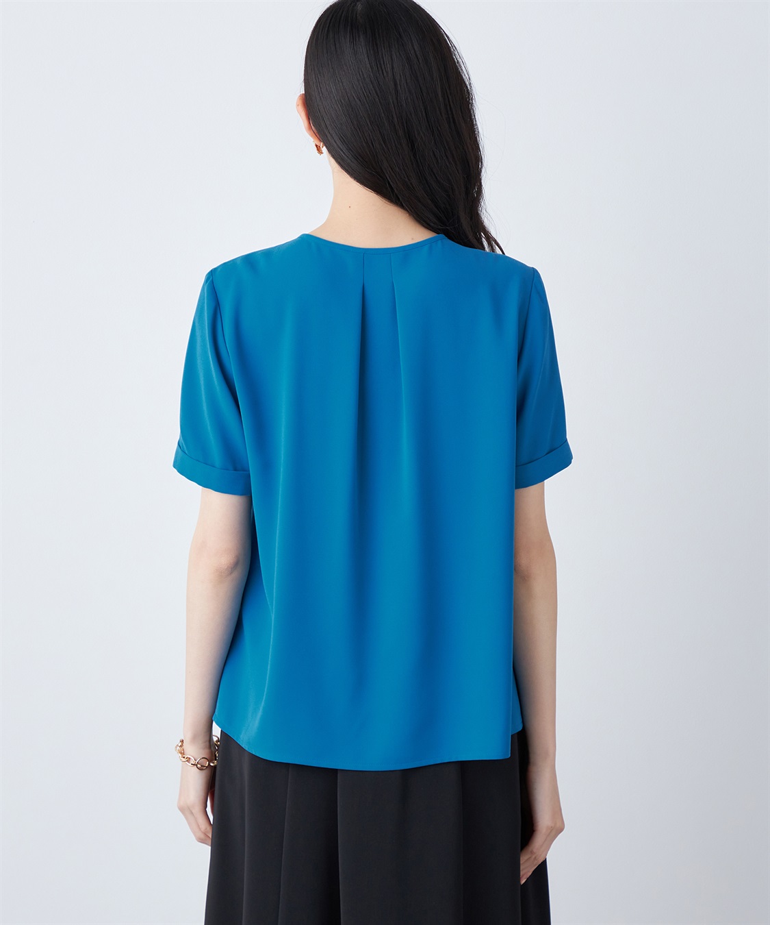 A/C DESIGN BY ALPHA CUBIC 【UVカット・冷感・ウォッシャブル】フロントタックブラウス_sub_8