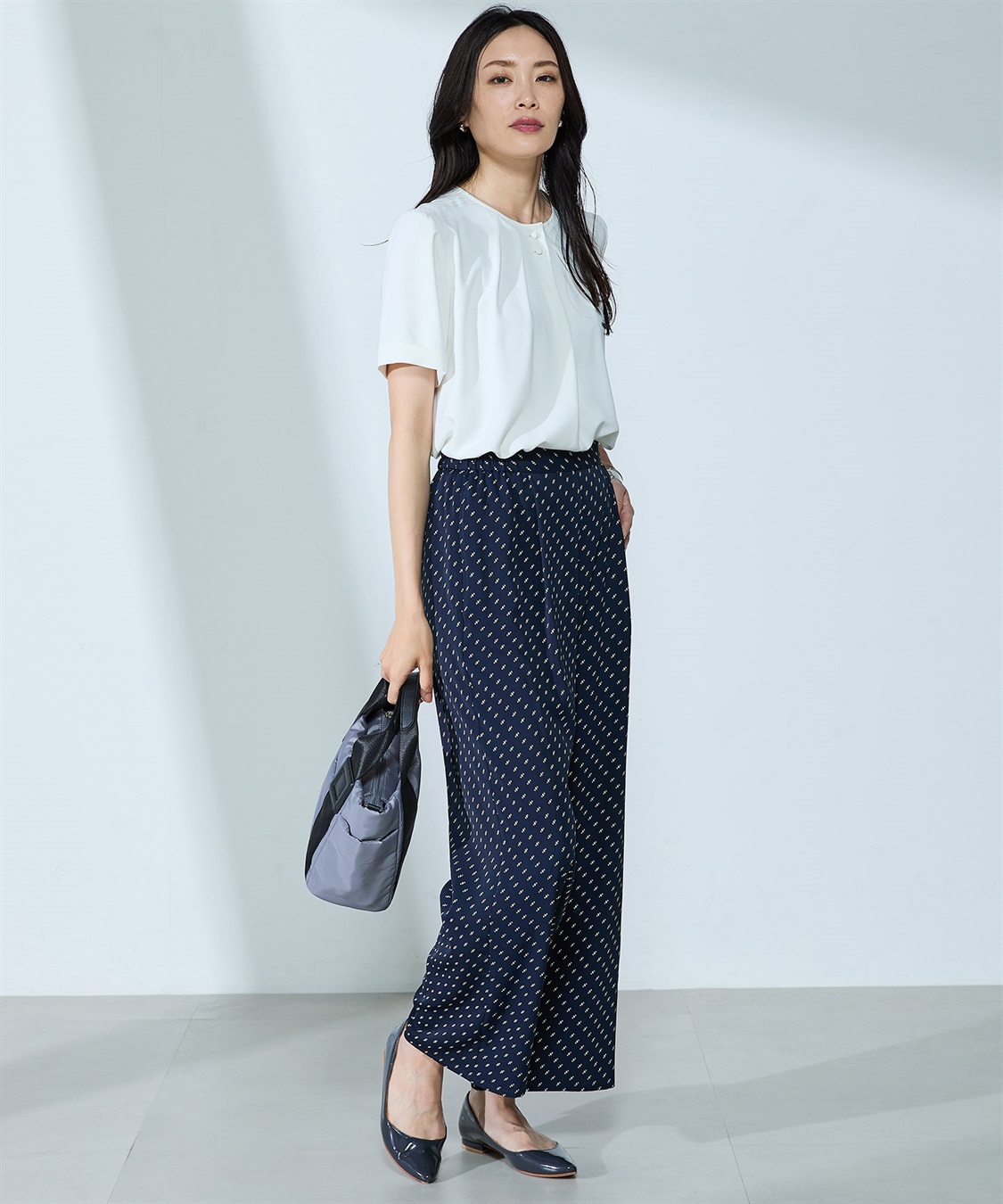 A/C DESIGN BY ALPHA CUBIC 【UVカット・冷感・ウォッシャブル】フロントタックブラウス_sub_21