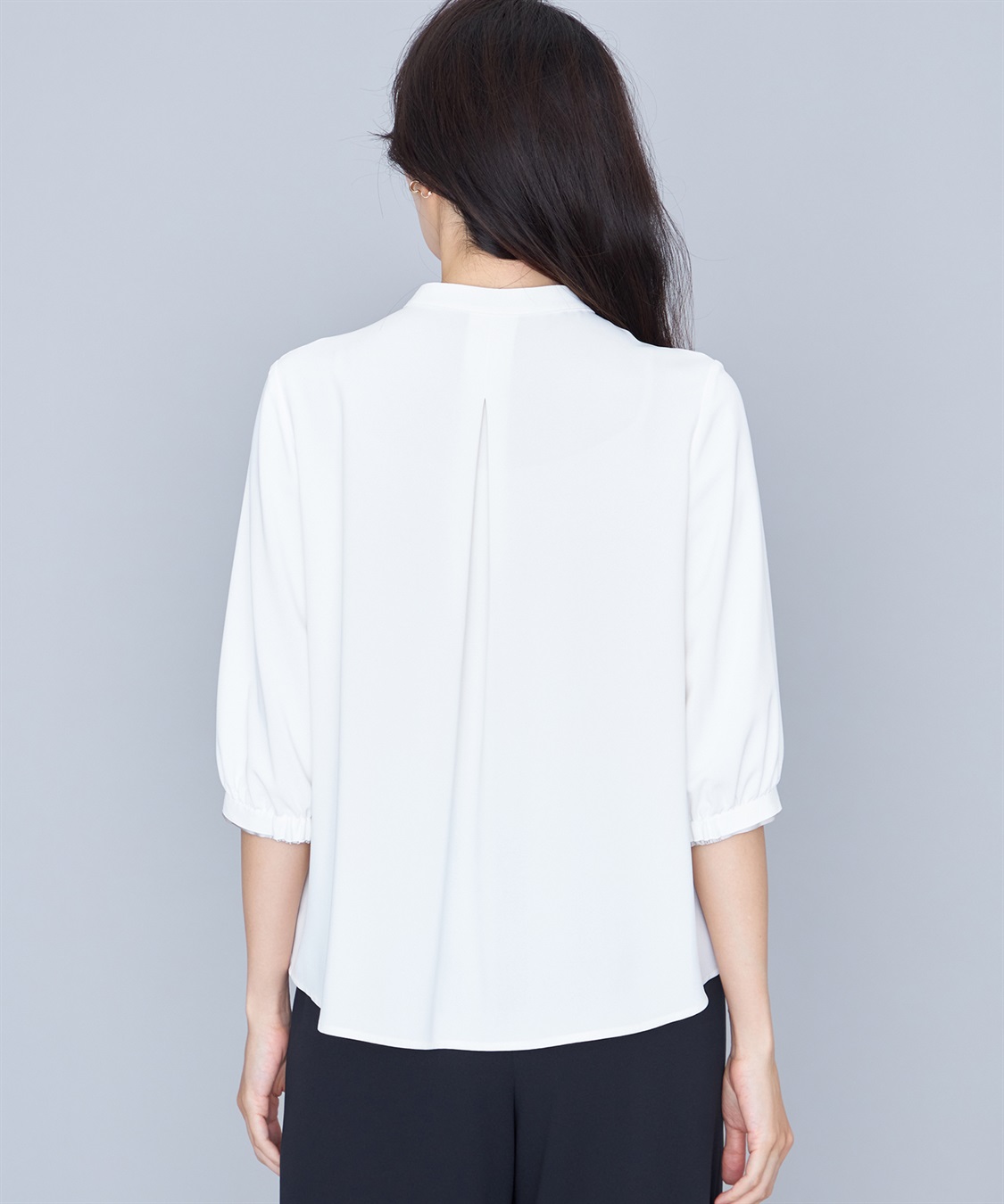 A/C DESIGN BY ALPHA CUBIC タックラインブラウス_sub_2