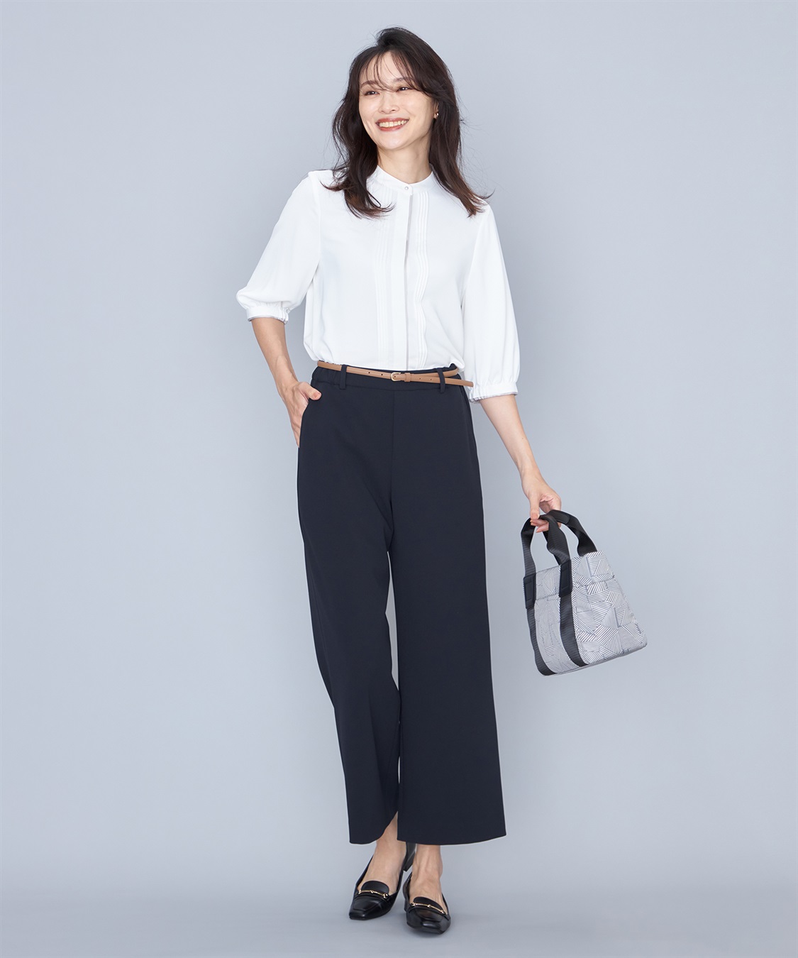 タックラインブラウス A/C DESIGN BY ALPHA CUBIC｜クロスプラス