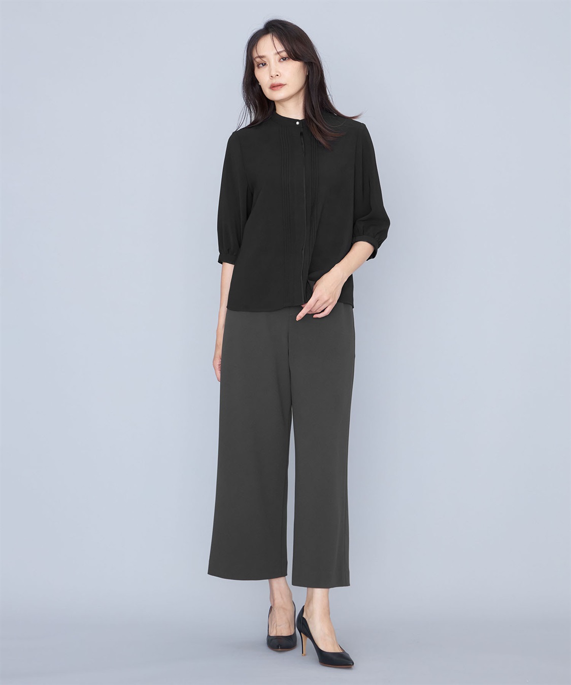 A/C DESIGN BY ALPHA CUBIC タックラインブラウス_sub_13