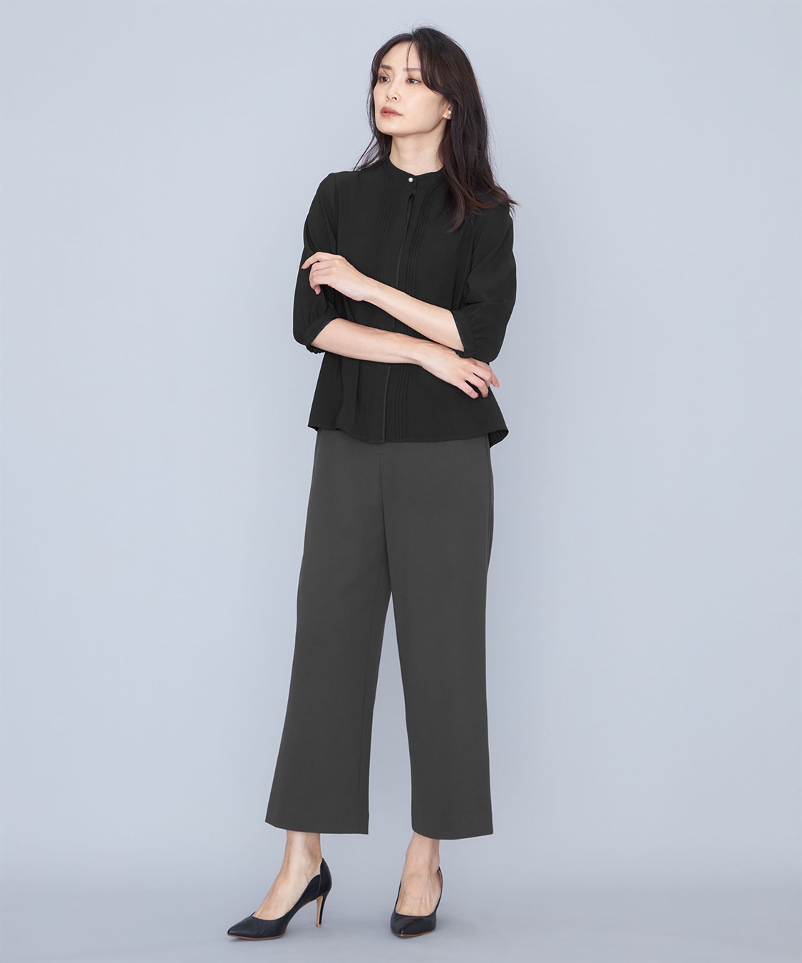 A/C DESIGN BY ALPHA CUBIC タックラインブラウス_sub_14