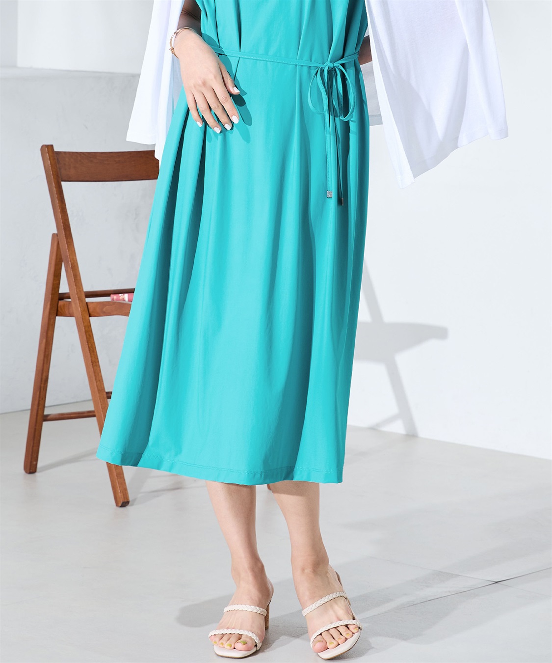 A/C DESIGN BY ALPHA CUBIC 【はっ水・冷感】ラッシュガードタックワンピース_sub_14