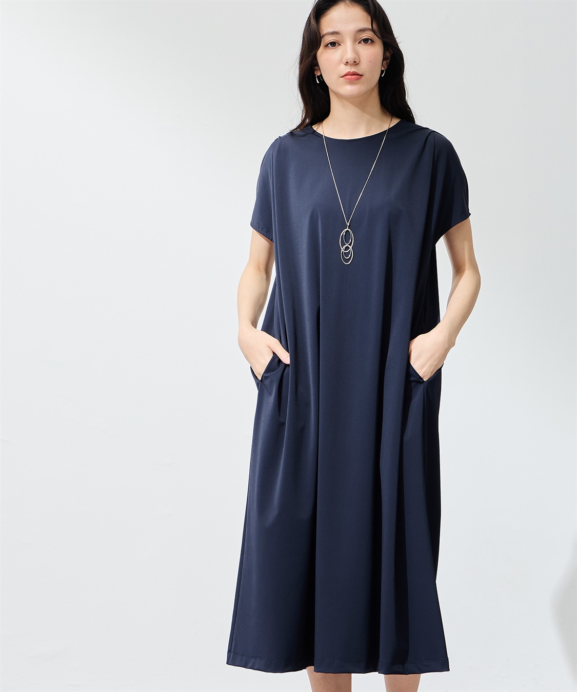 A/C DESIGN BY ALPHA CUBIC 【はっ水・冷感】ラッシュガードタックワンピース_sub_19