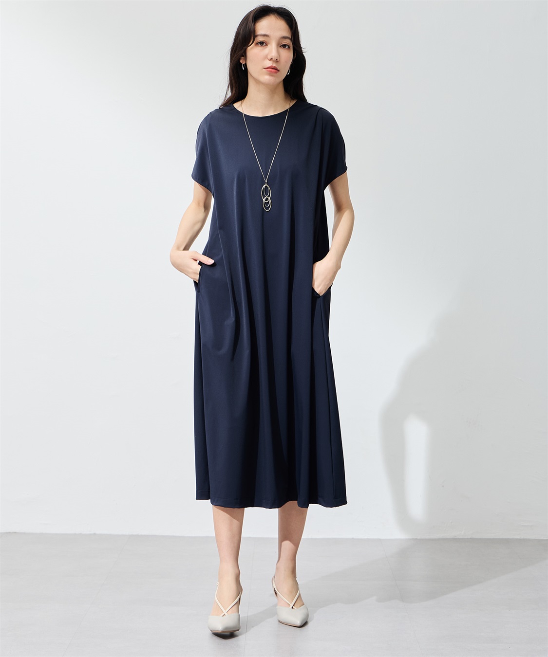 A/C DESIGN BY ALPHA CUBIC 【はっ水・冷感】ラッシュガードタックワンピース_sub_20