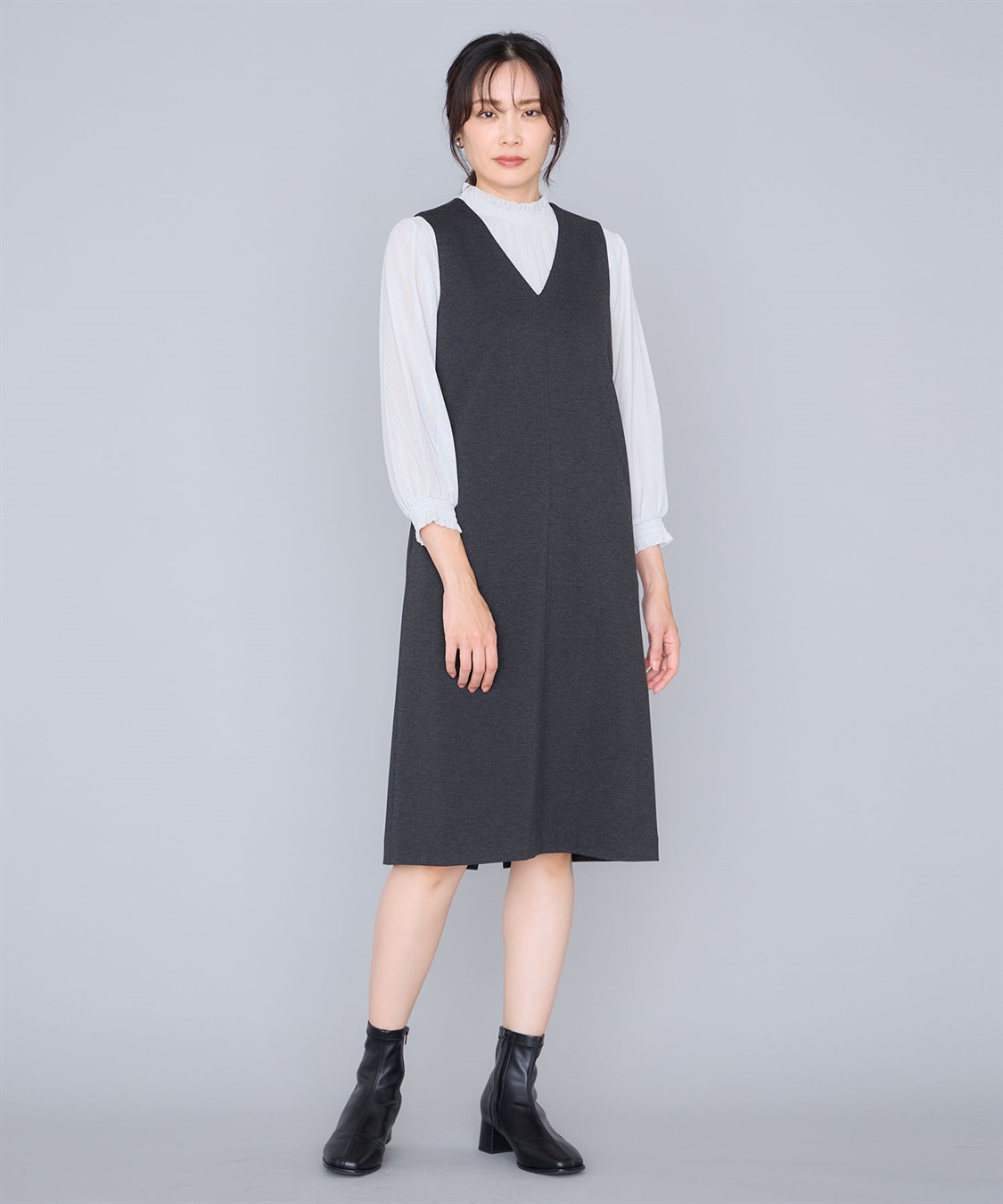 A/C DESIGN BY ALPHA CUBIC 【アルファブリック】ジャンバードレス_sub_14