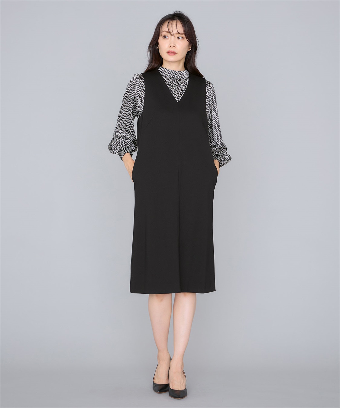 A/C DESIGN BY ALPHA CUBIC 【アルファブリック】ジャンバードレス_sub_15