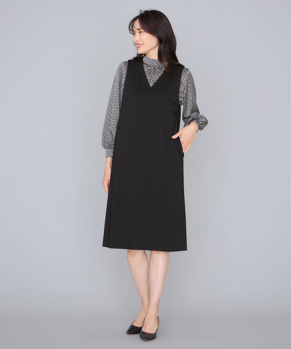 A/C DESIGN BY ALPHA CUBIC 【アルファブリック】ジャンバードレス_sub_16