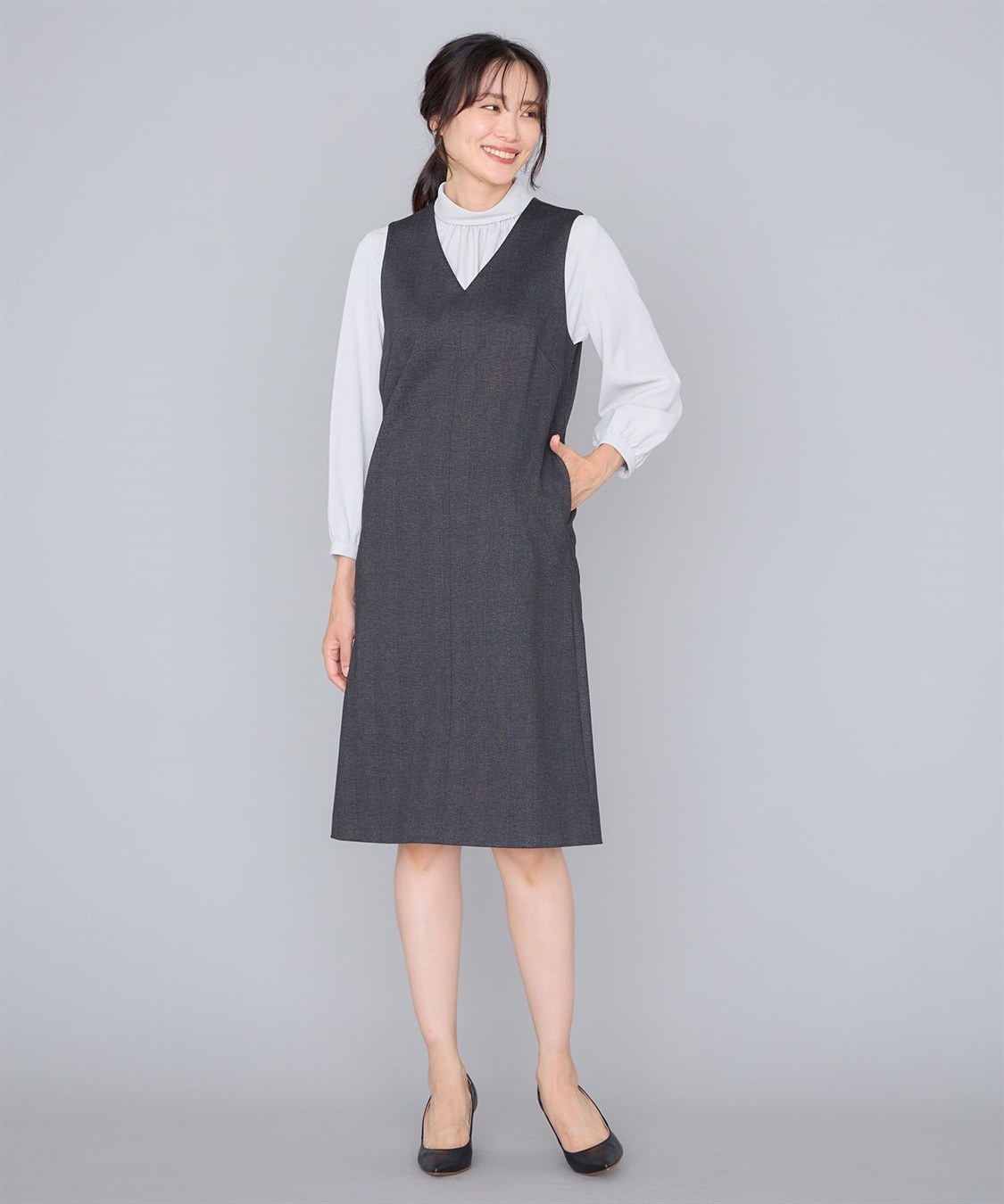 A/C DESIGN BY ALPHA CUBIC 【アルファブリック】ジャンバードレス_sub_20