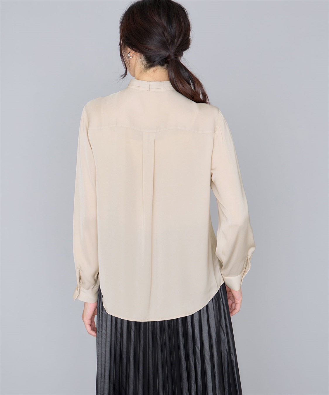 A/C DESIGN BY ALPHA CUBIC ボウタイブラウス_sub_3