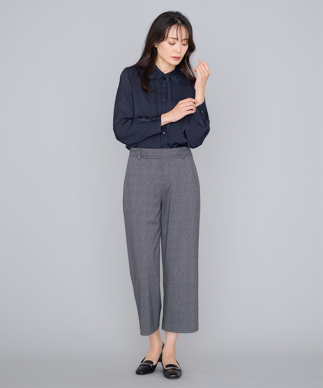 A/C DESIGN BY ALPHA CUBIC ボウタイブラウス_sub_14