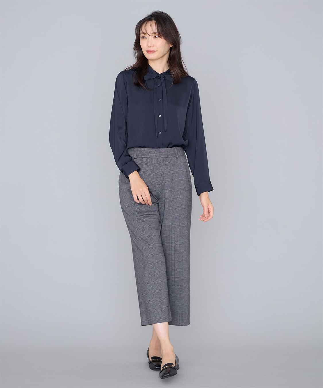 A/C DESIGN BY ALPHA CUBIC ボウタイブラウス_sub_15