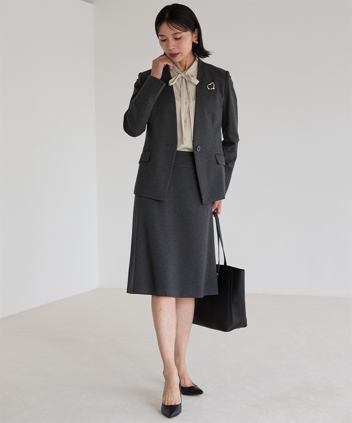 A/C DESIGN BY ALPHA CUBIC ボウタイブラウス_sub_17