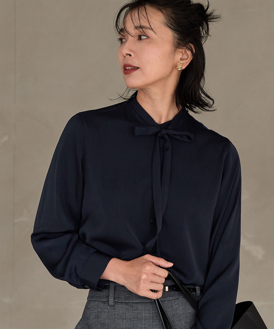 A/C DESIGN BY ALPHA CUBIC ボウタイブラウス_sub_18