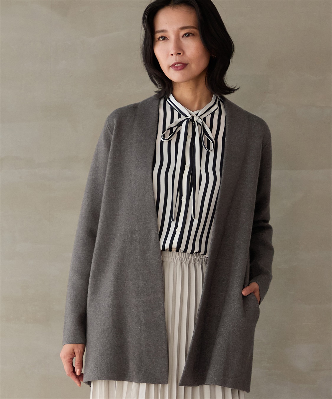 A/C DESIGN BY ALPHA CUBIC ボウタイブラウス_sub_22