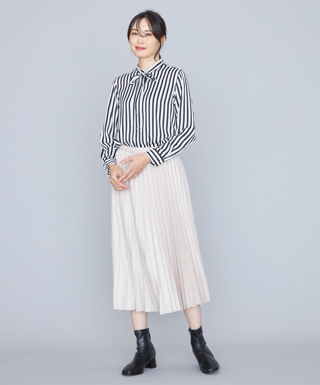 A/C DESIGN BY ALPHA CUBIC ボウタイブラウス_sub_25