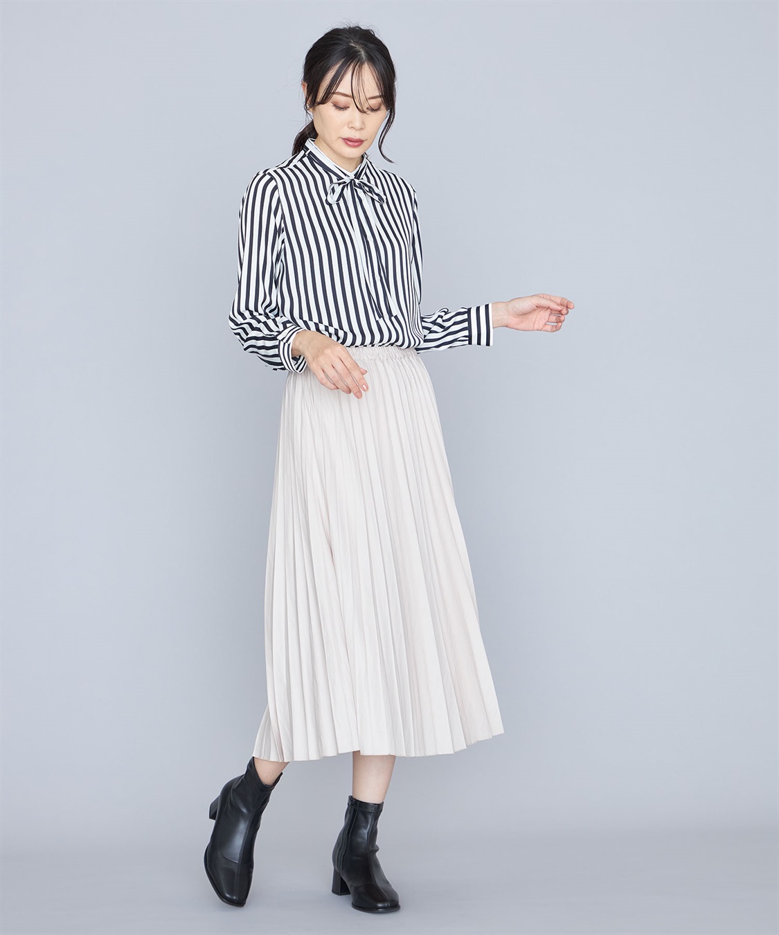 A/C DESIGN BY ALPHA CUBIC ボウタイブラウス_sub_27