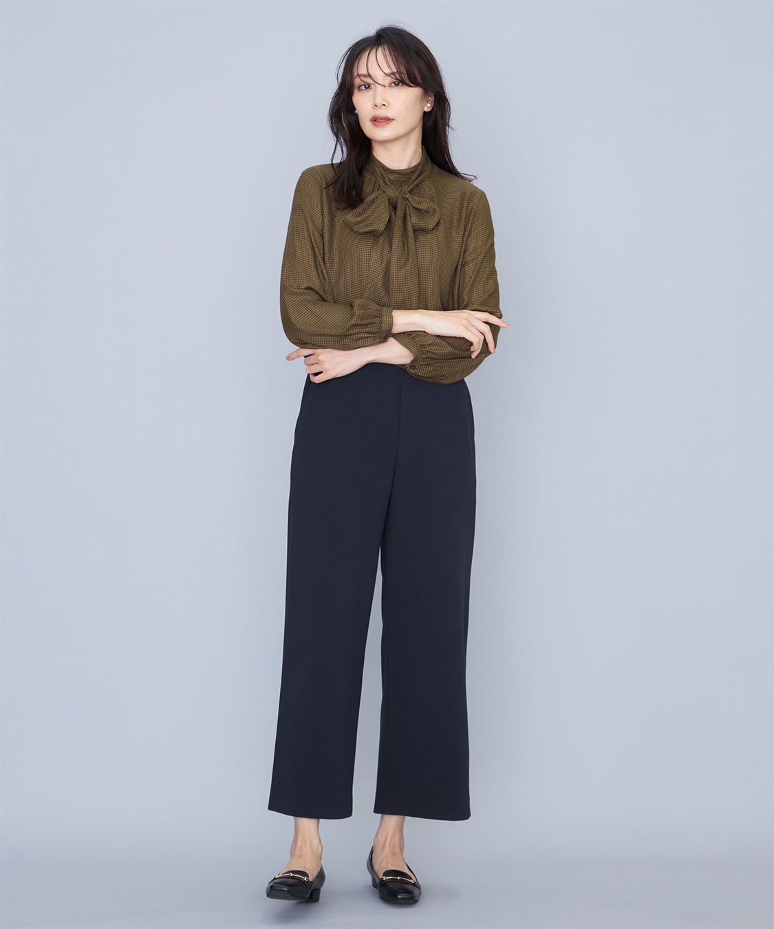 A/C DESIGN BY ALPHA CUBIC ボウタイブラウス_sub_14