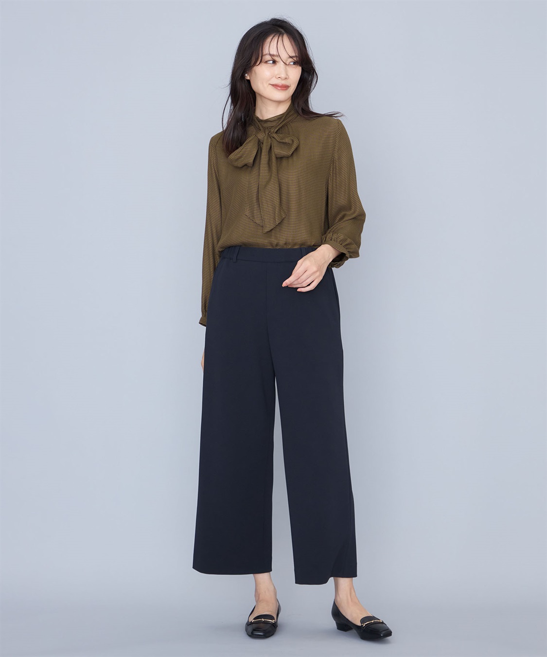 A/C DESIGN BY ALPHA CUBIC ボウタイブラウス_sub_15