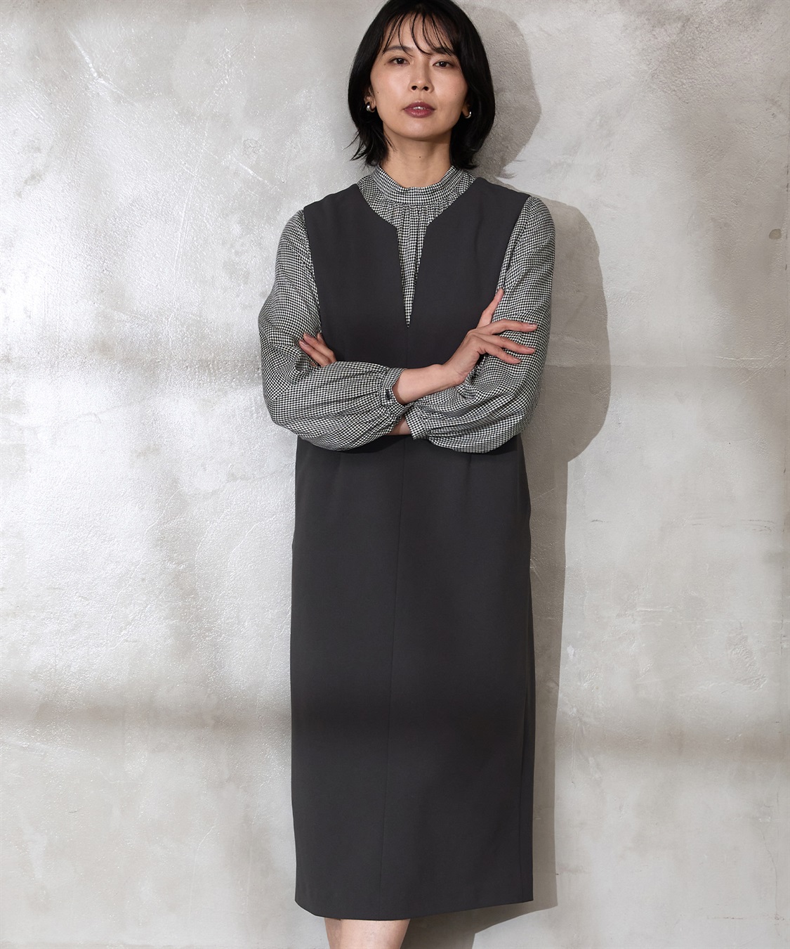 A/C DESIGN BY ALPHA CUBIC ボウタイブラウス_sub_20