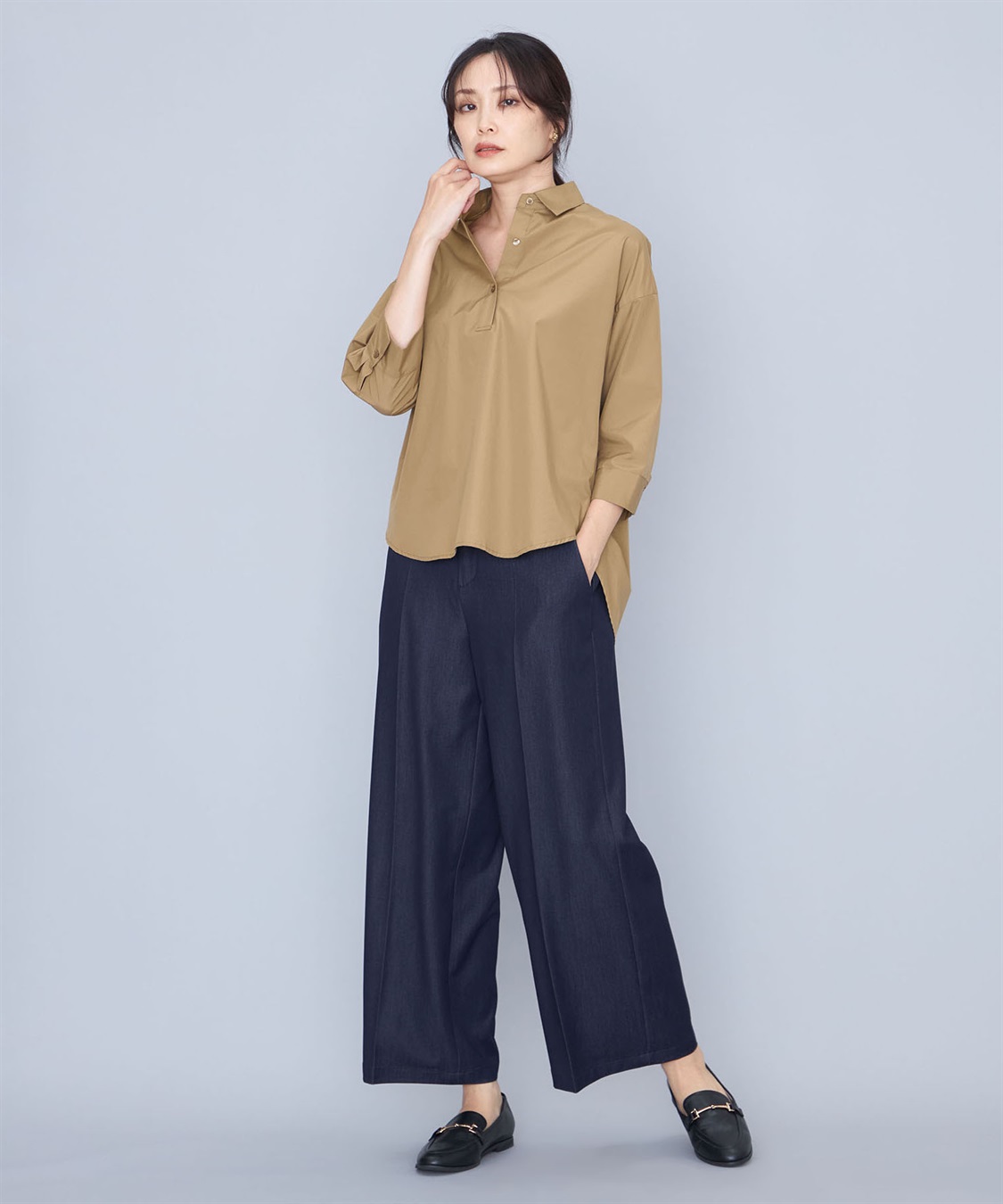 A/C DESIGN BY ALPHA CUBIC スキッパーシャツ_sub_15