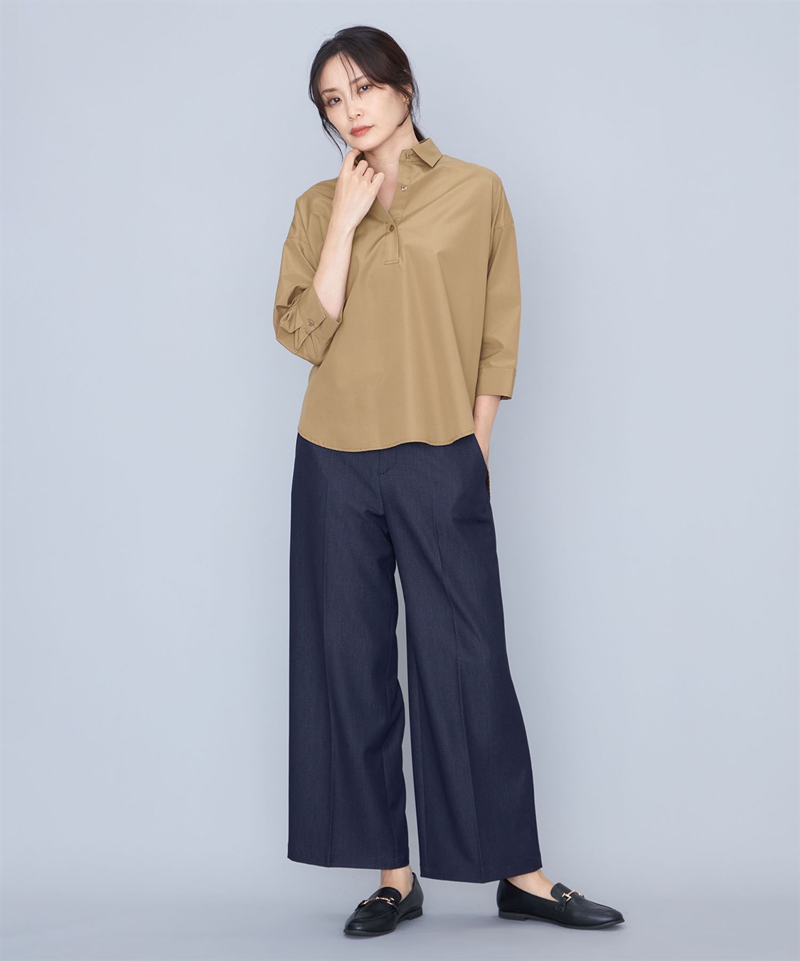 A/C DESIGN BY ALPHA CUBIC スキッパーシャツ_sub_16