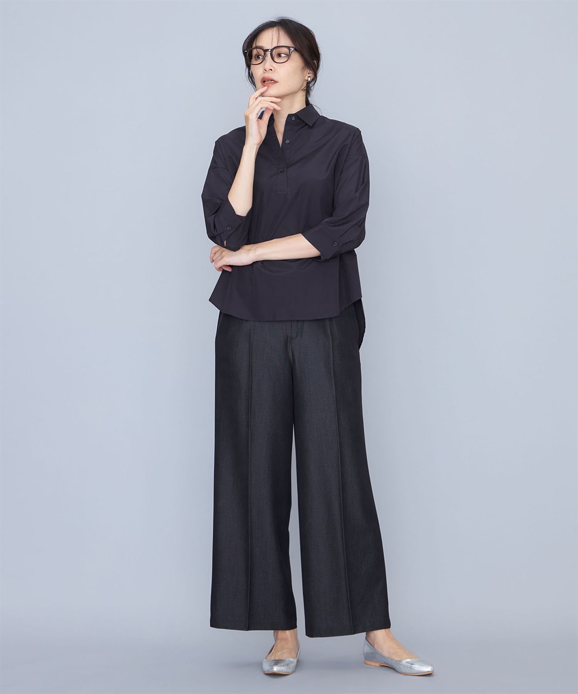 A/C DESIGN BY ALPHA CUBIC スキッパーシャツ_sub_22