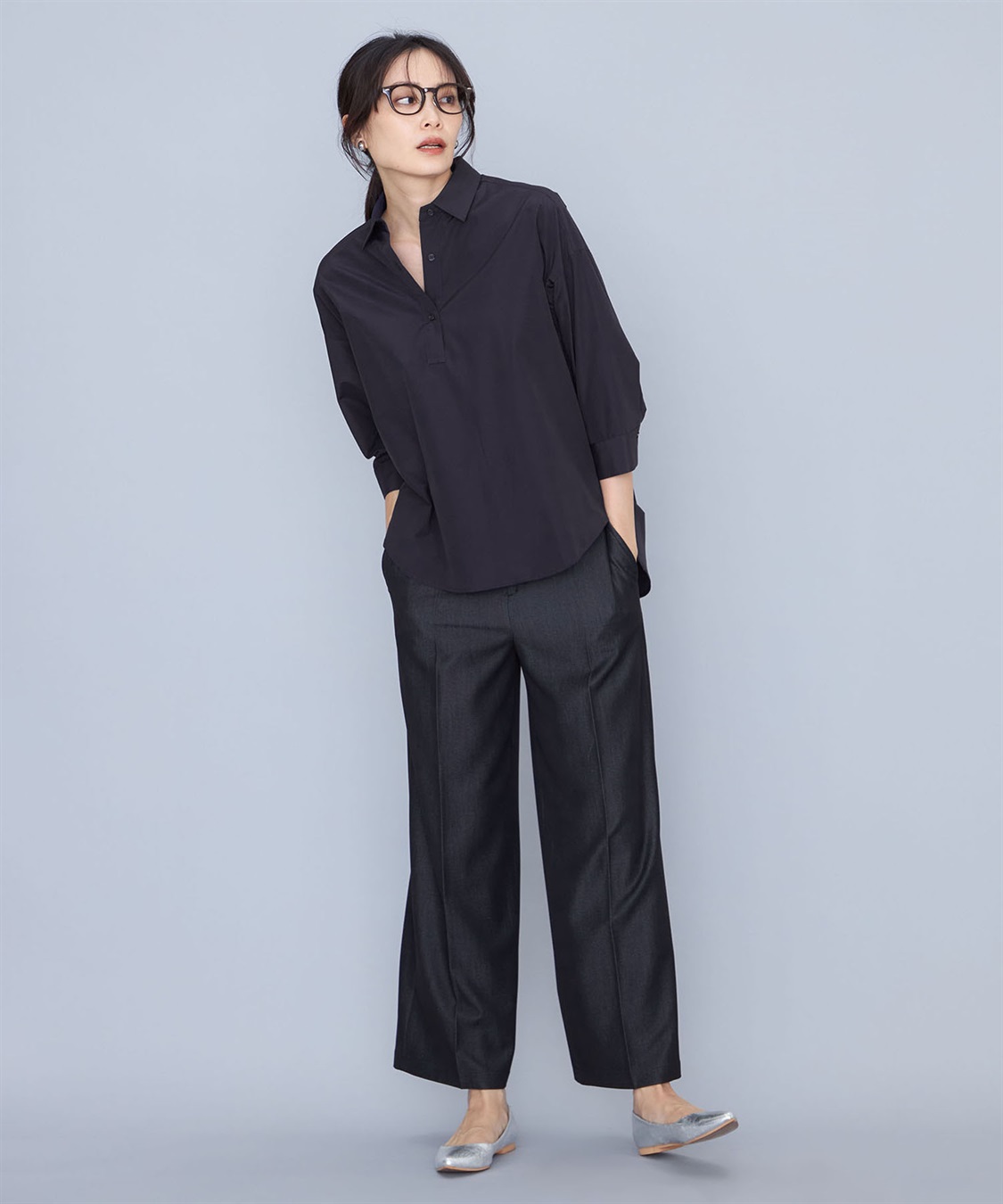 A/C DESIGN BY ALPHA CUBIC スキッパーシャツ_sub_23