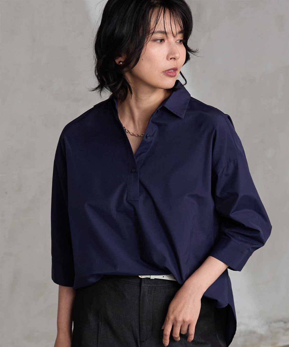 A/C DESIGN BY ALPHA CUBIC スキッパーシャツ_sub_26