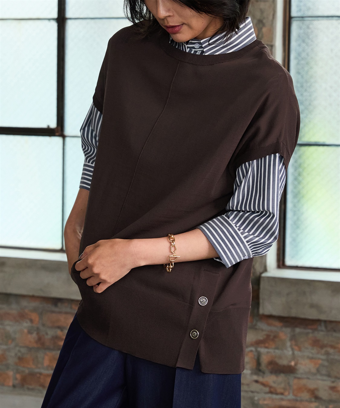 A/C DESIGN BY ALPHA CUBIC スキッパーシャツ_sub_28