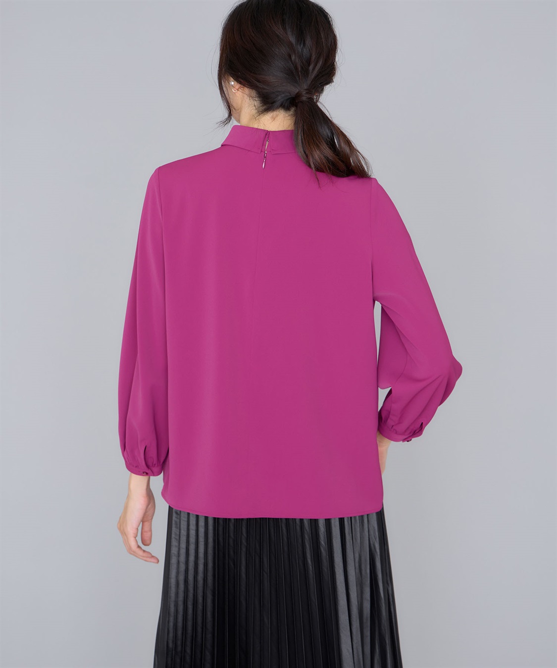 A/C DESIGN BY ALPHA CUBIC ロールネックブラウス_sub_2