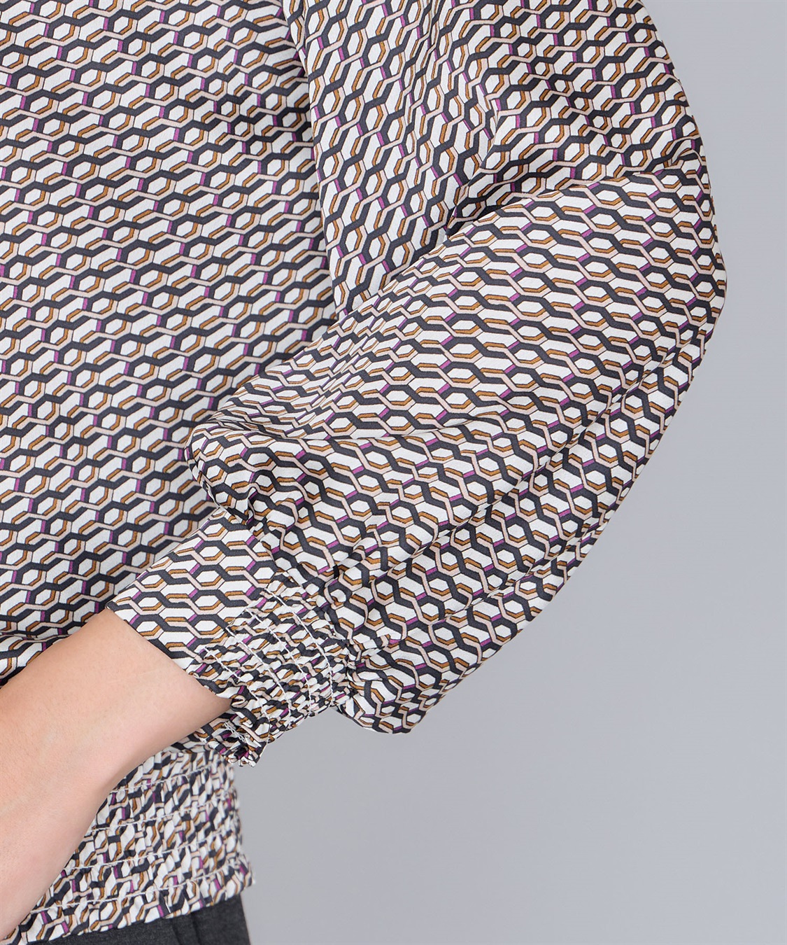 A/C DESIGN BY ALPHA CUBIC プリントブラウス_sub_5