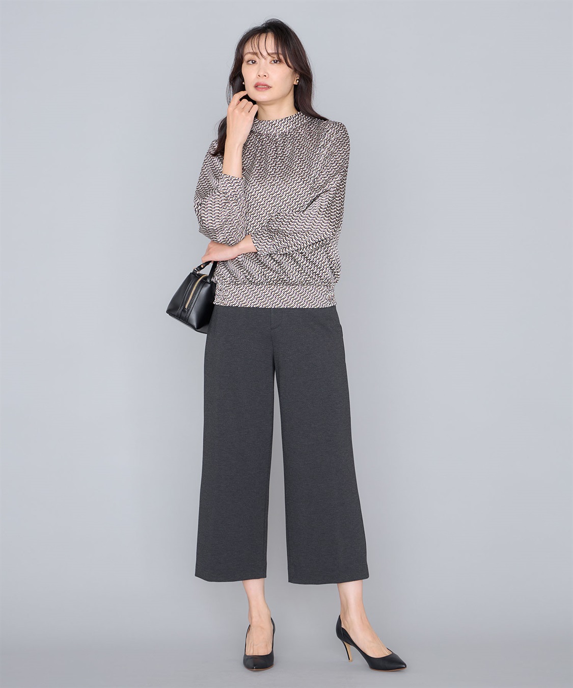 A/C DESIGN BY ALPHA CUBIC プリントブラウス_sub_11