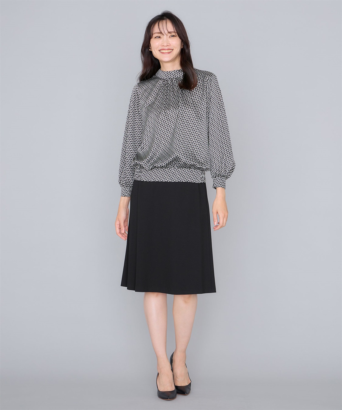 A/C DESIGN BY ALPHA CUBIC プリントブラウス_sub_12