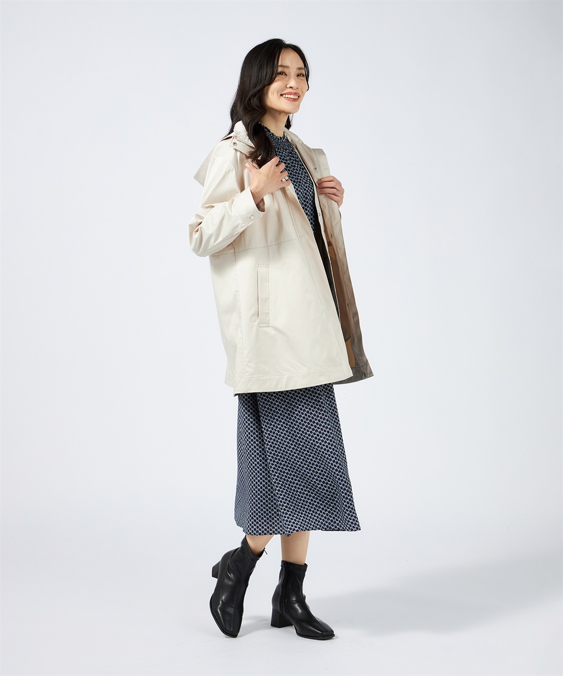 A/C DESIGN BY ALPHA CUBIC プリントワンピース_sub_16