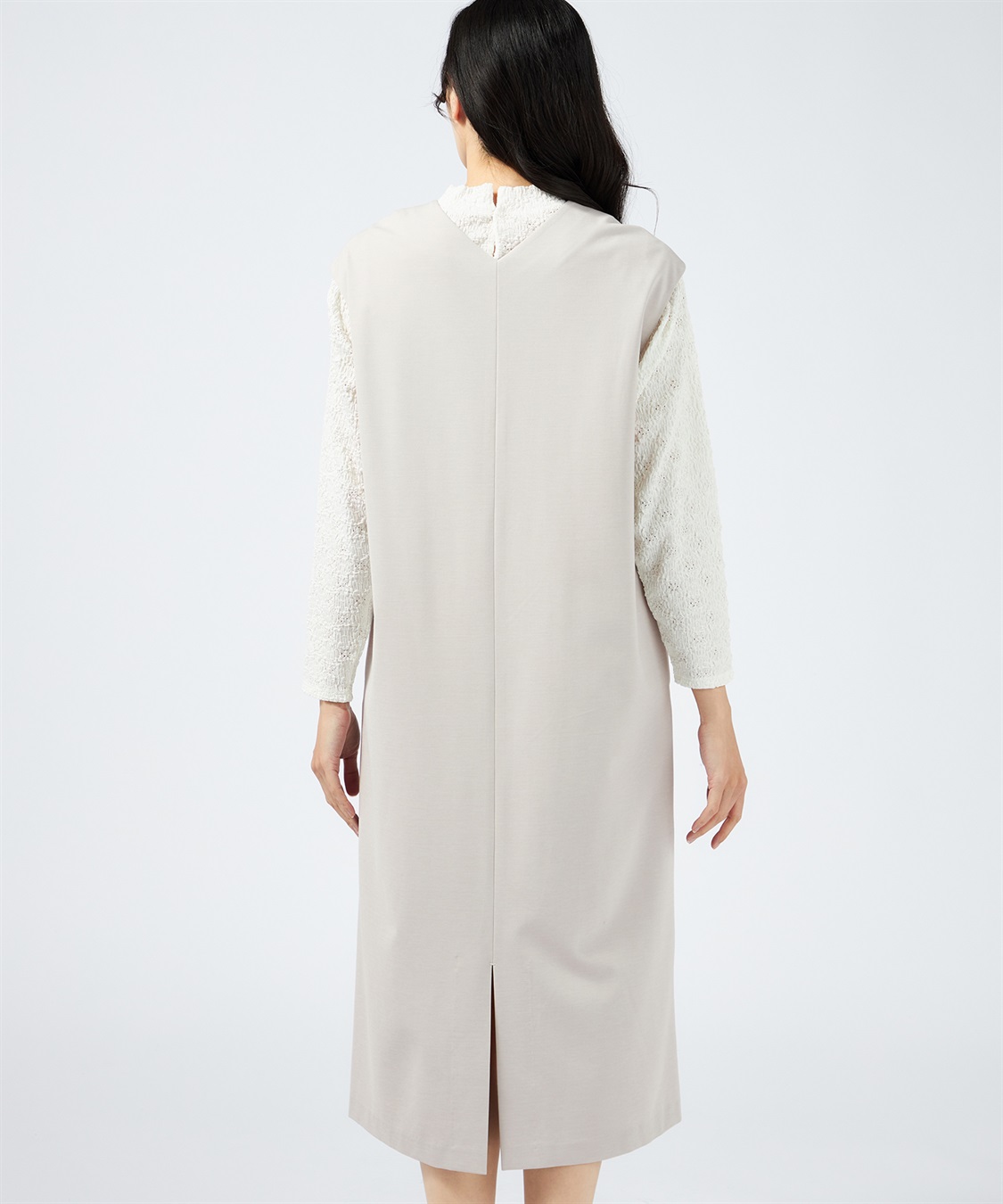 Vネックジャンパースカート【美モーションシリーズ】 A/C DESIGN
