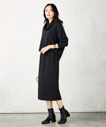 美品 アルファキュービック セットアップ ジャケット ワンピース