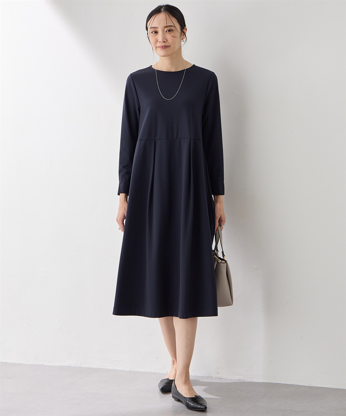 ★本日限定価格 ハンドメイド作家 moamaman 半袖ボックスタックワンピース 14番手リネンボックスタックノースリーブワンピース（08Mab）の