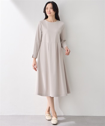 A/C DESIGN BY ALPHA CUBIC ストレッチタックワンピース【美モーションシリーズ】_subthumb_7