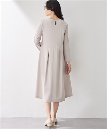 A/C DESIGN BY ALPHA CUBIC ストレッチタックワンピース【美モーションシリーズ】_subthumb_10