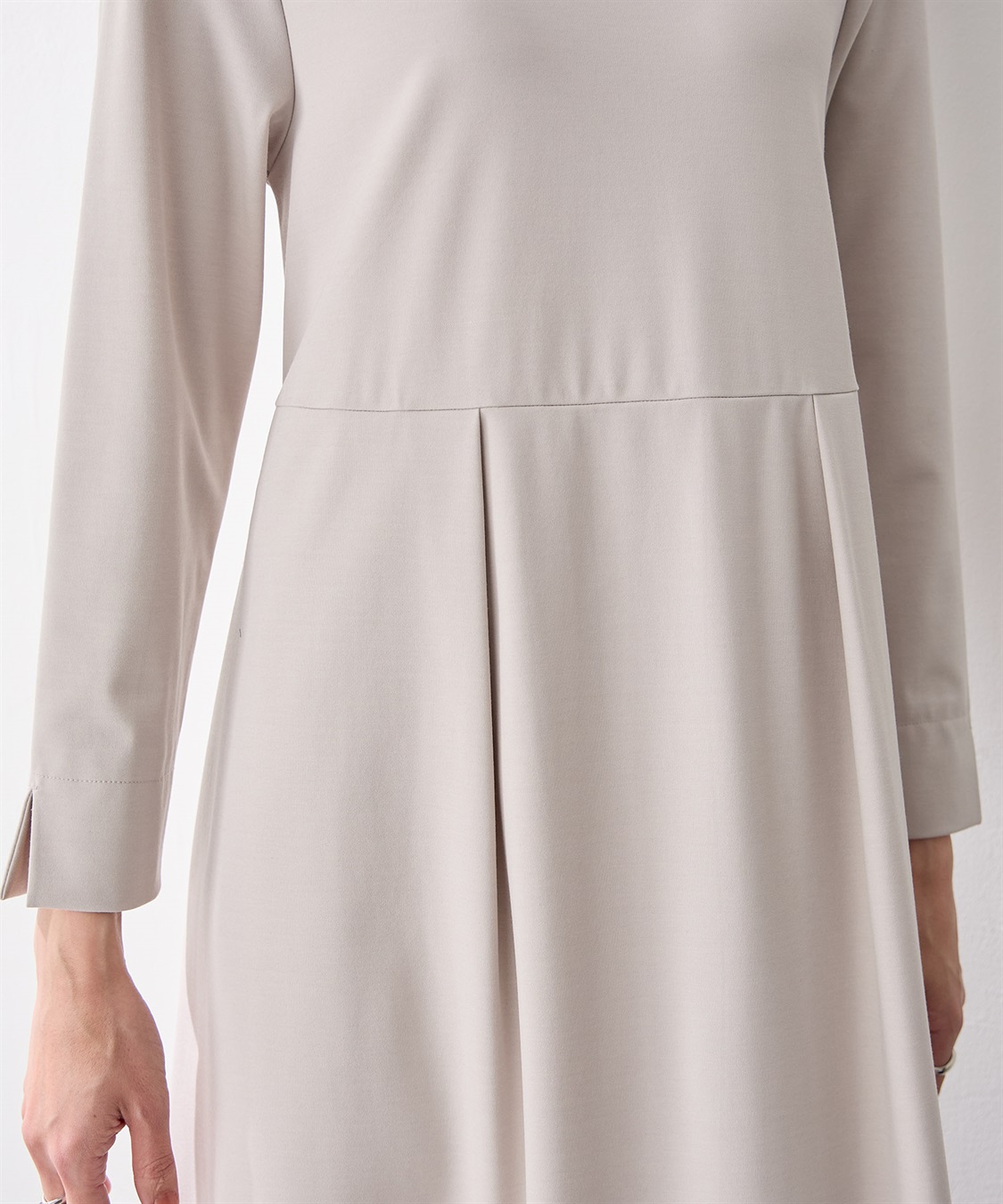 A/C DESIGN BY ALPHA CUBIC ストレッチタックワンピース【美モーションシリーズ】_sub_13