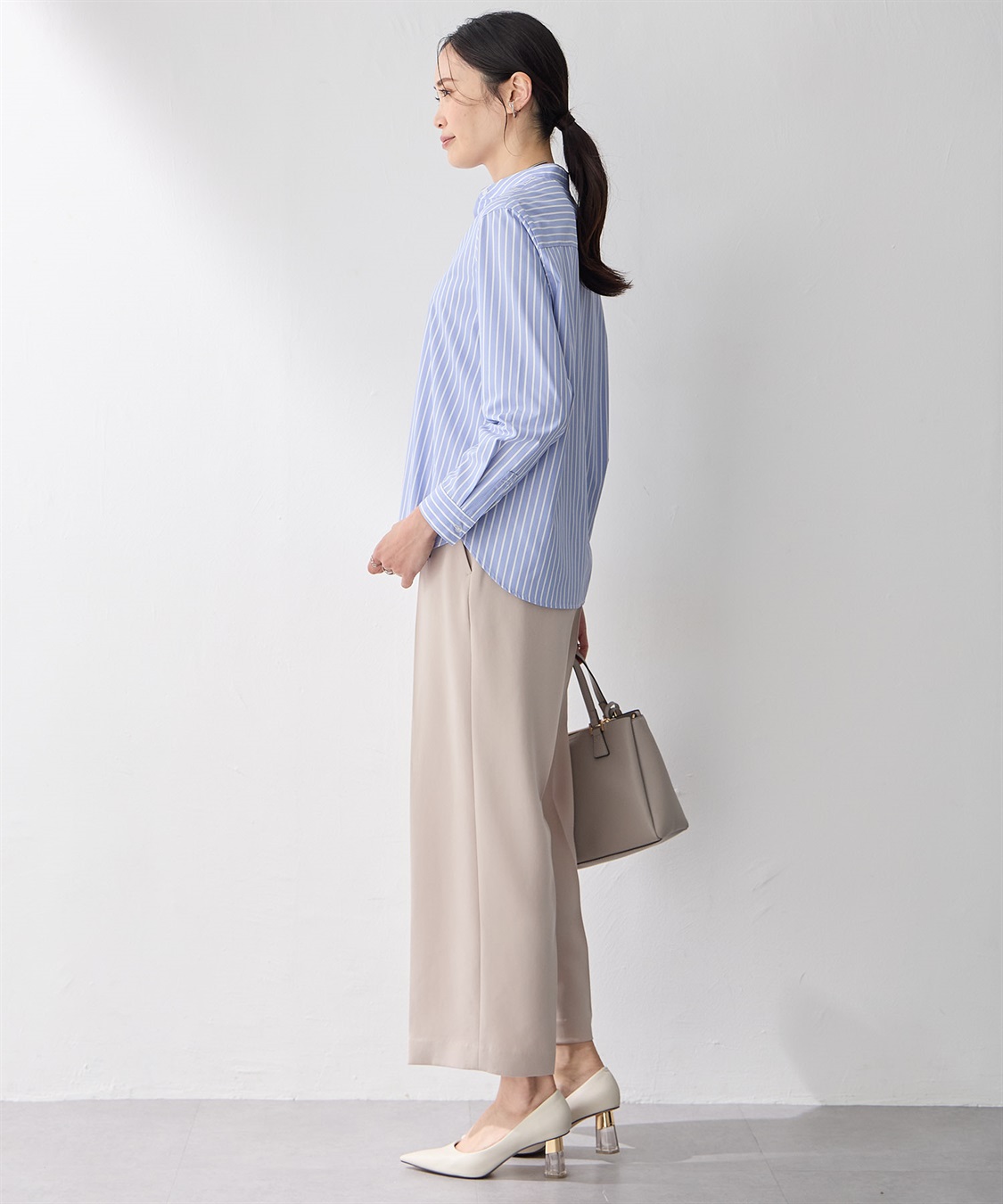 A/C DESIGN BY ALPHA CUBIC スタンドカラーシャツ_sub_4