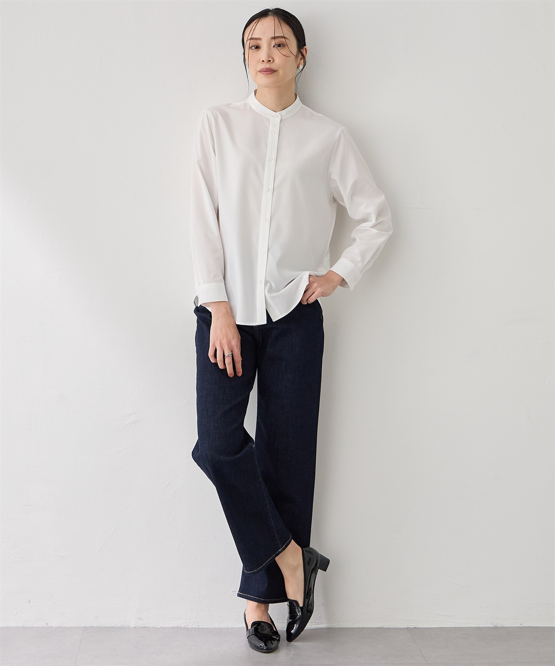 A/C DESIGN BY ALPHA CUBIC スタンドカラーシャツ_sub_8