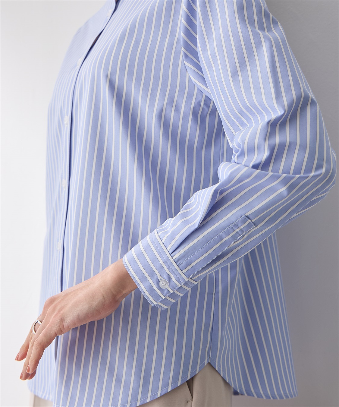 A/C DESIGN BY ALPHA CUBIC スタンドカラーシャツ_sub_14