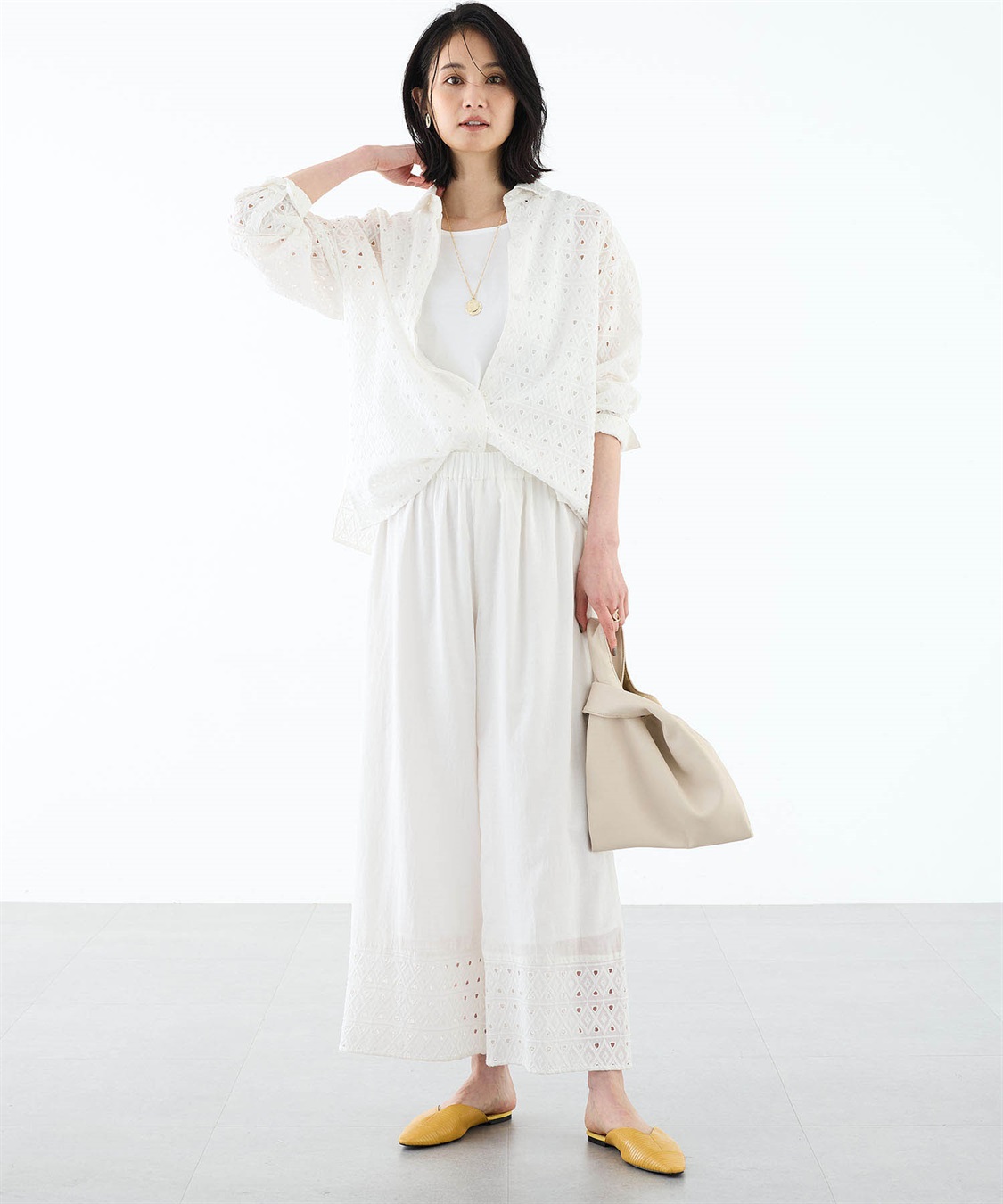 A/C DESIGN BY ALPHA CUBIC 総刺しゅうシャツブラウス_sub_6