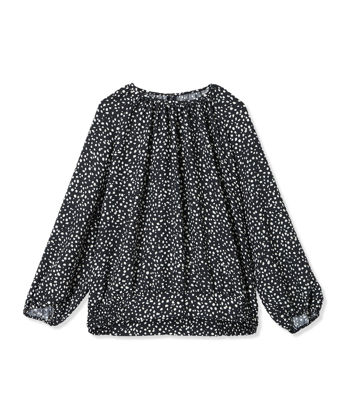 A/C DESIGN BY ALPHA CUBIC 【アルコラージュ】ドットプリントブラウス_sub_16