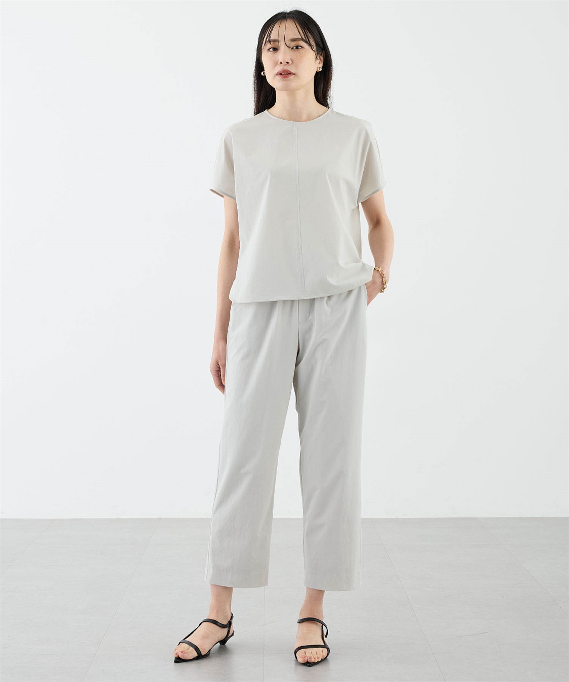 A/C DESIGN BY ALPHA CUBIC 【美モーション】ストレッチナイロンラッシュブラウス【接触冷感・UVカット・撥水】_sub_8